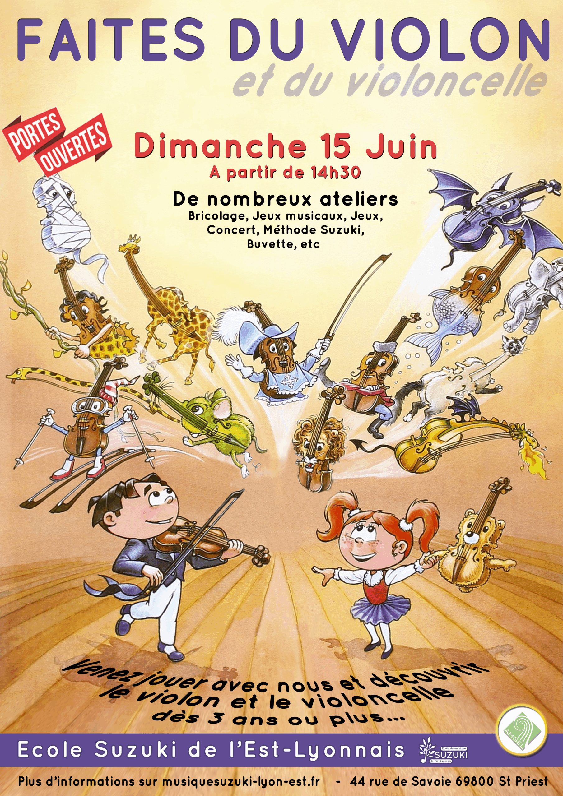 Affiche faites violon 2025