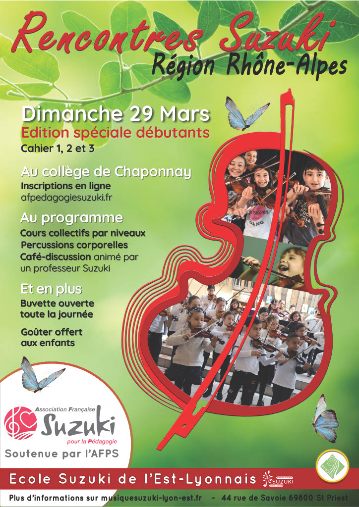 Affiche rencontres Suzuki 2026